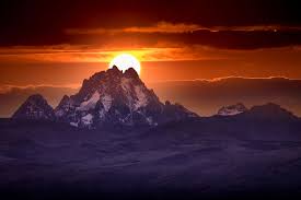 a pic of mount Kenya